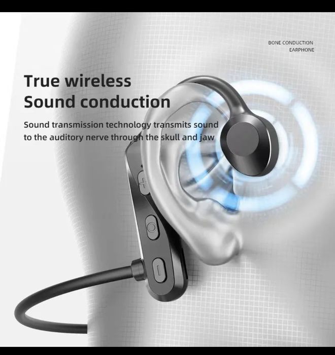 Fones wireless condução óssea