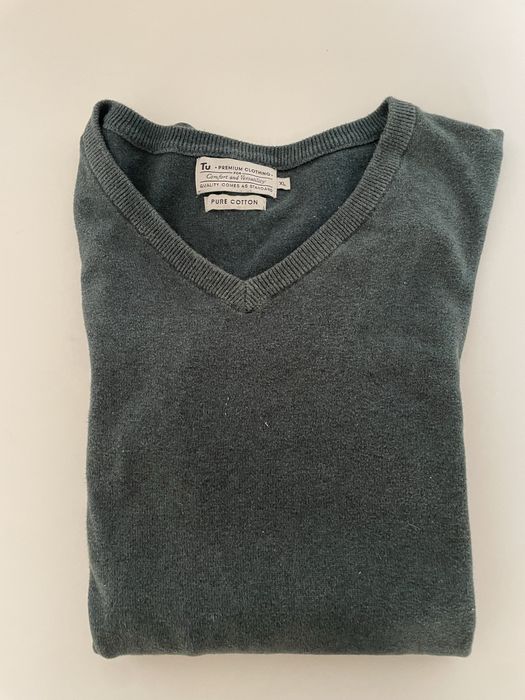 Baweljiany sweter btelkowanzielen rozm xL