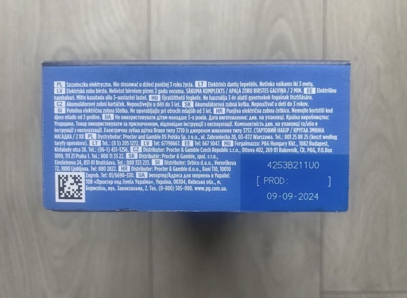 2x Szczoteczka elektryczną Orał-B Pro Timer + 2 główki