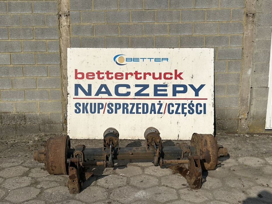 Oś BPW 10 szpilek bębnowa naczepa przyczepa rolnicza