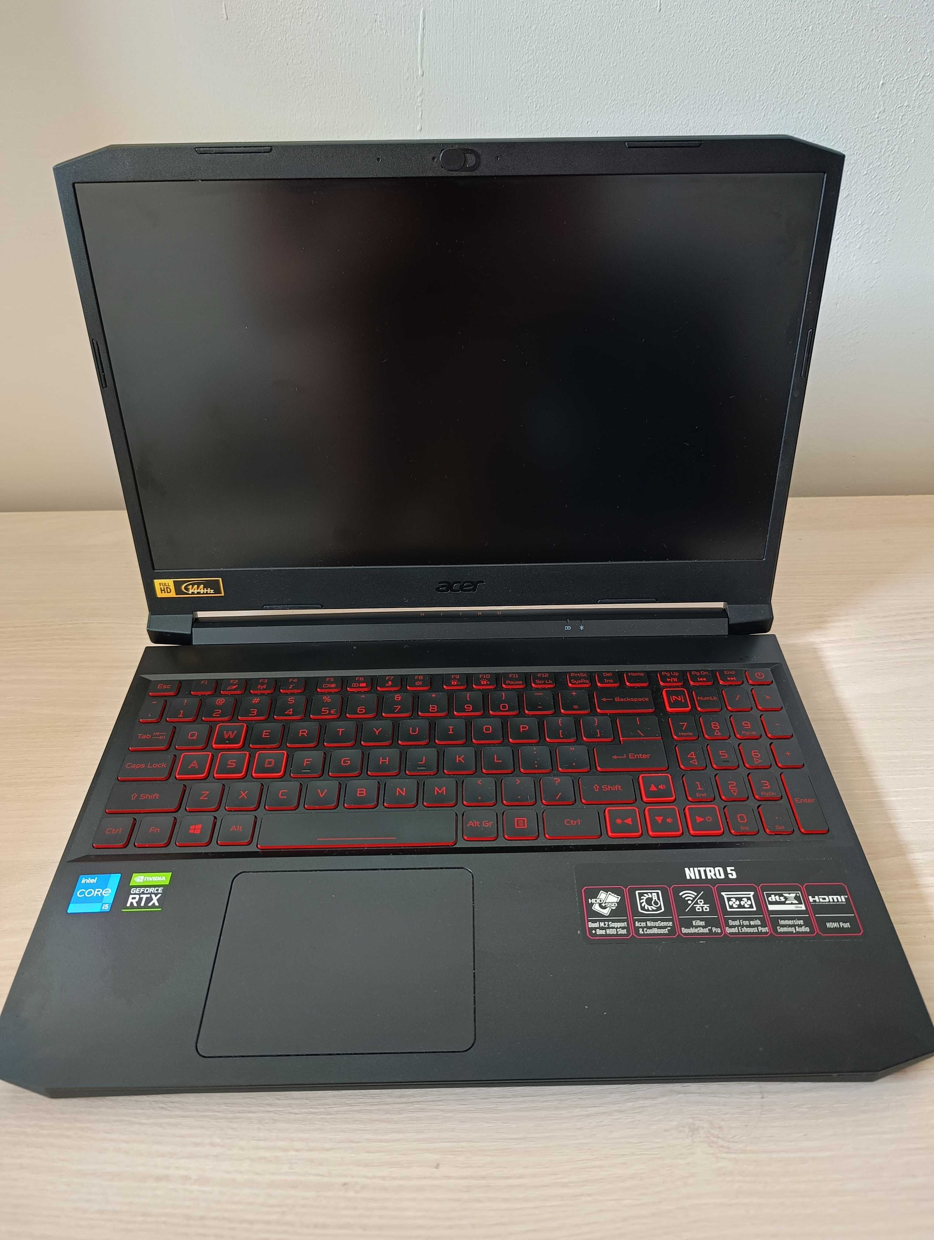Laptop Gamingowy Acer Nitro 5 RTX 3050Ti