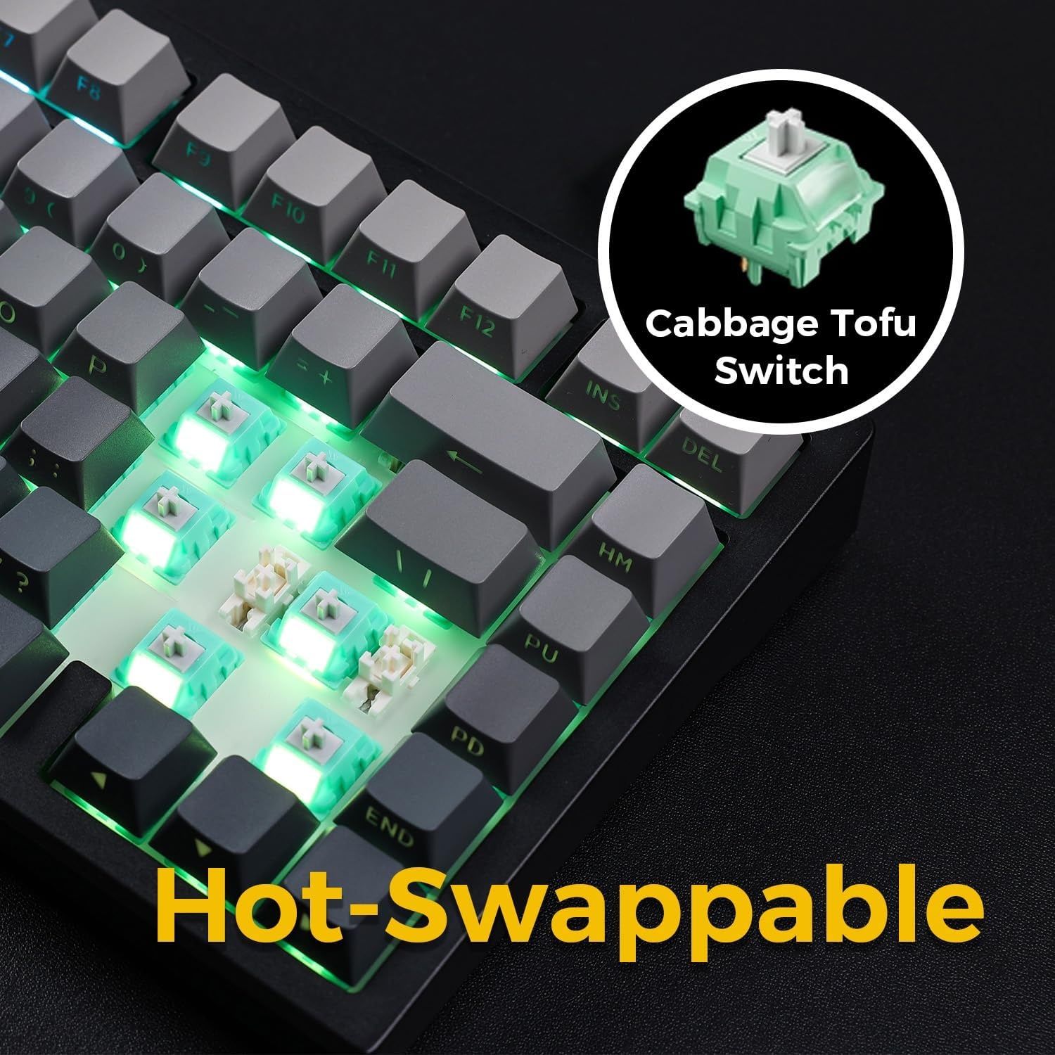 Mchose G75 Pro‼️НОВА‼️Black RGB механічна клавіатура