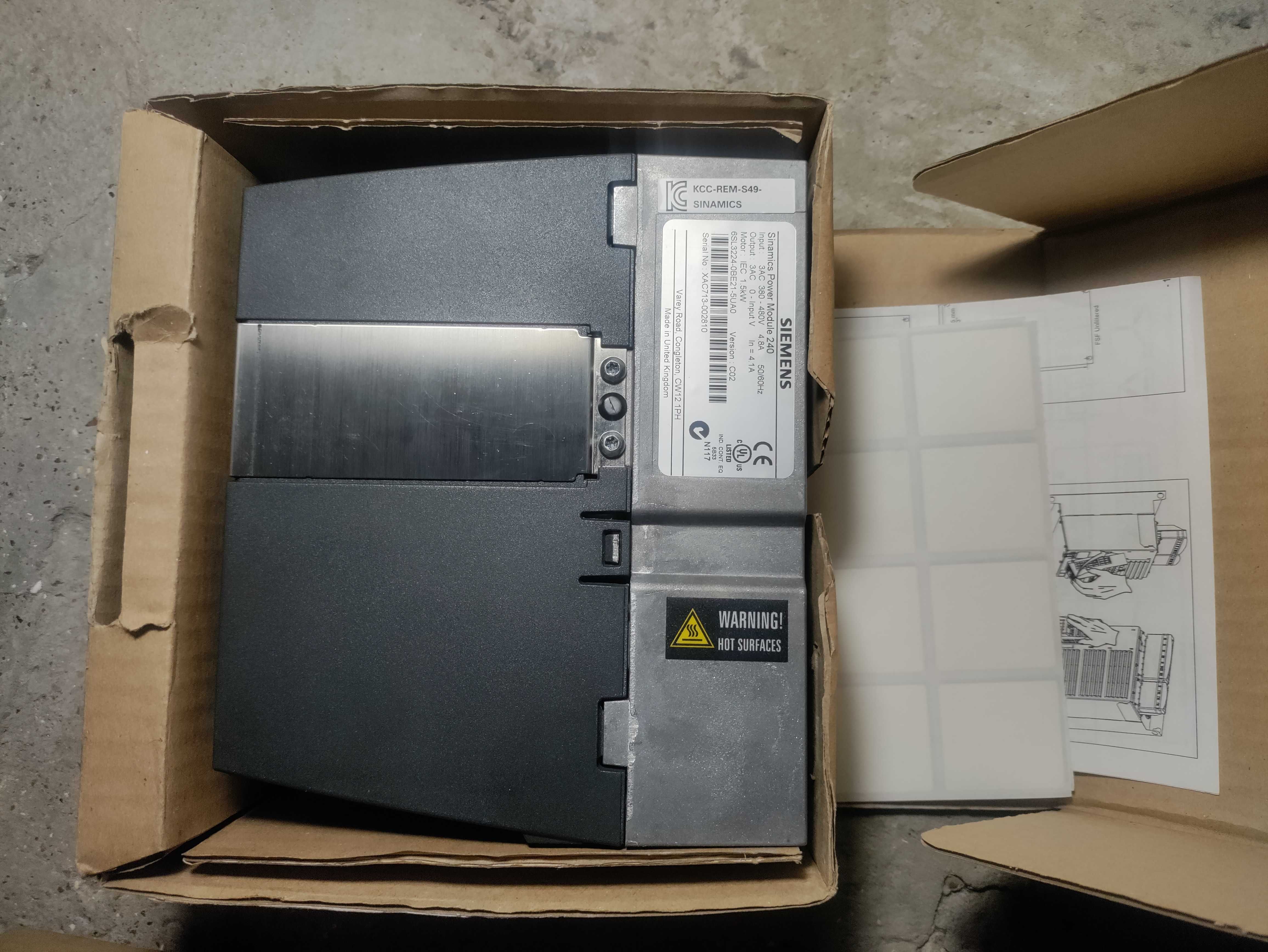 Siemens SINAMICS G120 Power Module PM240. Новый, не из Китая