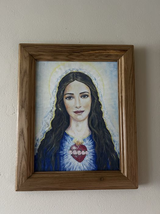 Krzyż dębowy ręcznie robiony