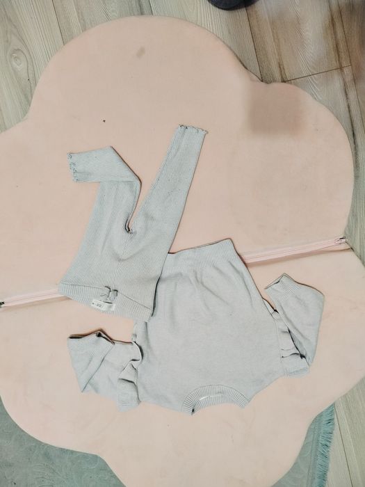 Sweter legginsy komplet zestaw zara