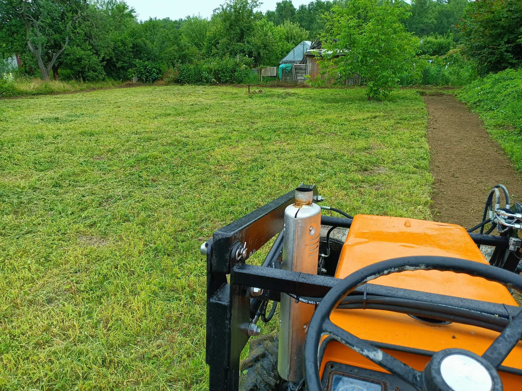 Glebogryzarka separacyjna mini traktorek tur trawnik siany lub z rolki