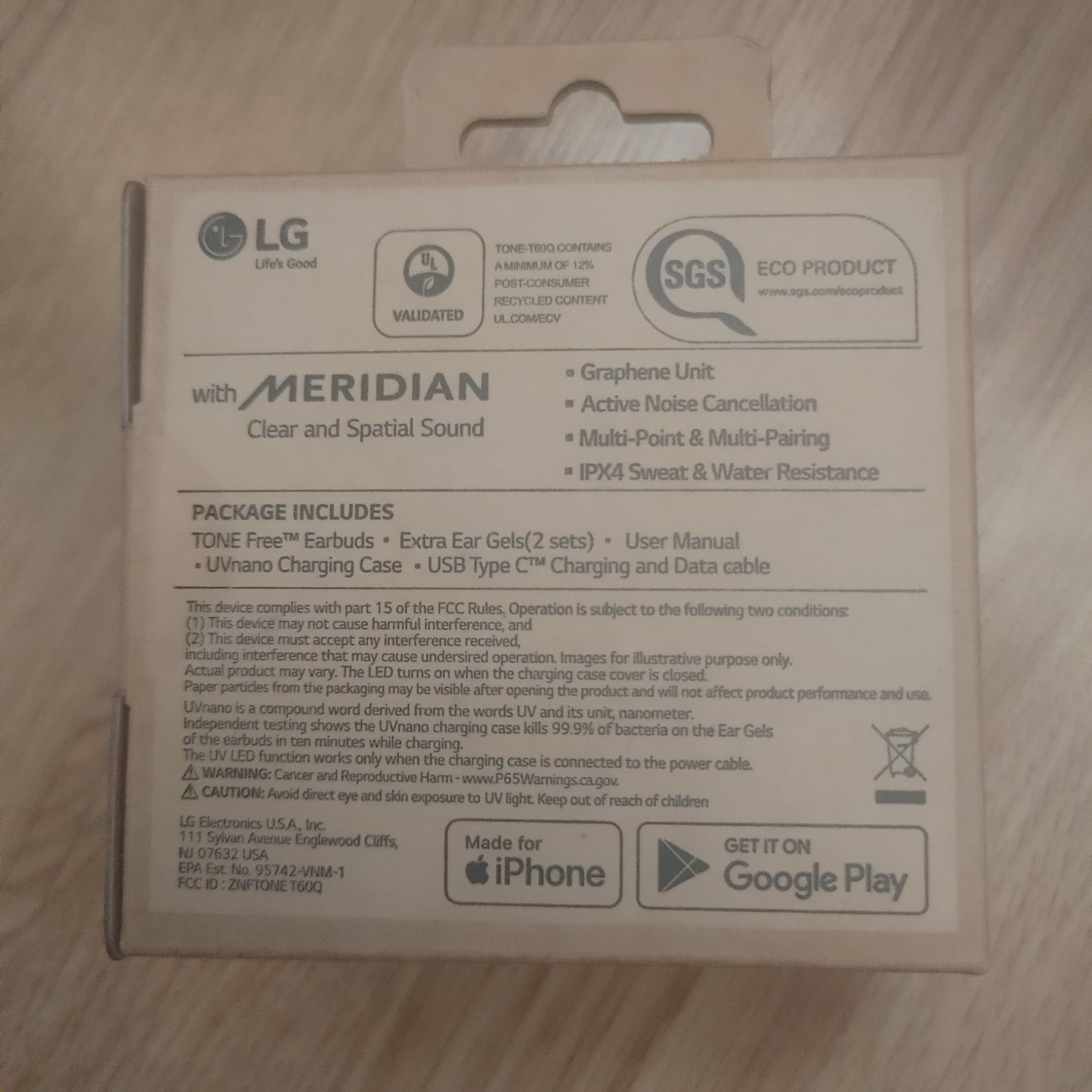 Наушники LG tone T60