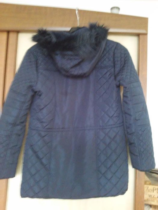 kurtka granatowa  F&F na 12/13 lat 152/158cm WYMIARY!