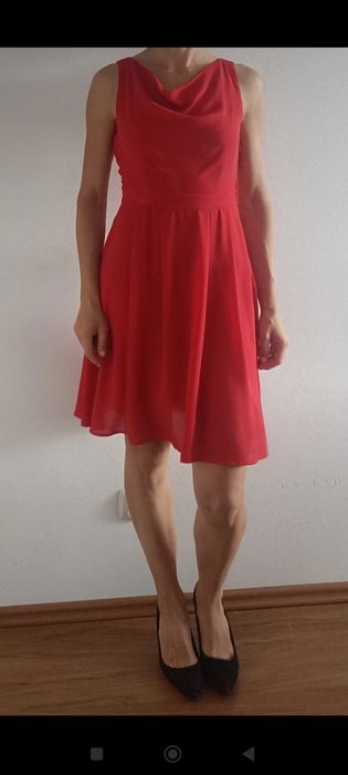 Czerwona sukienka Orsay
