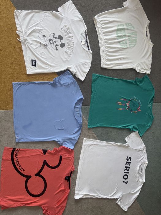 T-shirty 6 sztuk 158cm