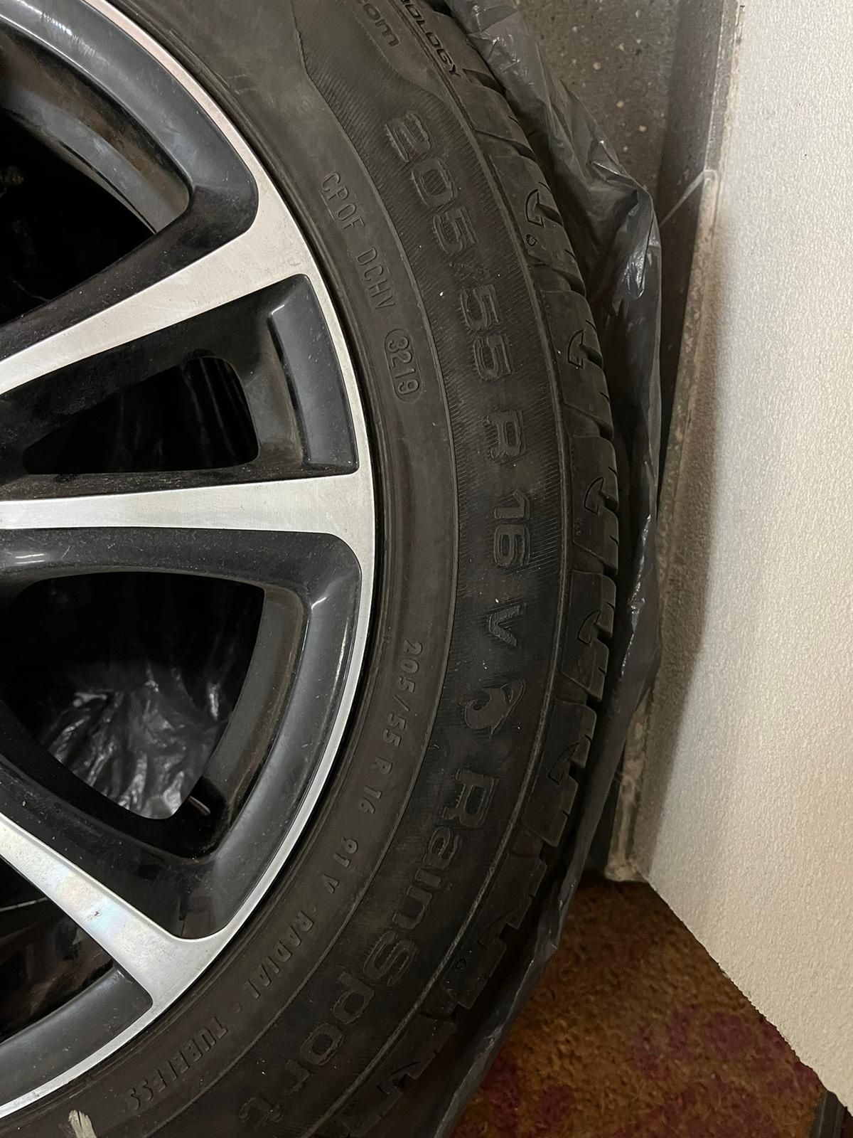 Koła-Felgi Aluminiowe 16” 5x108 FORD/VOLVO+opony letnie 205/55 R16