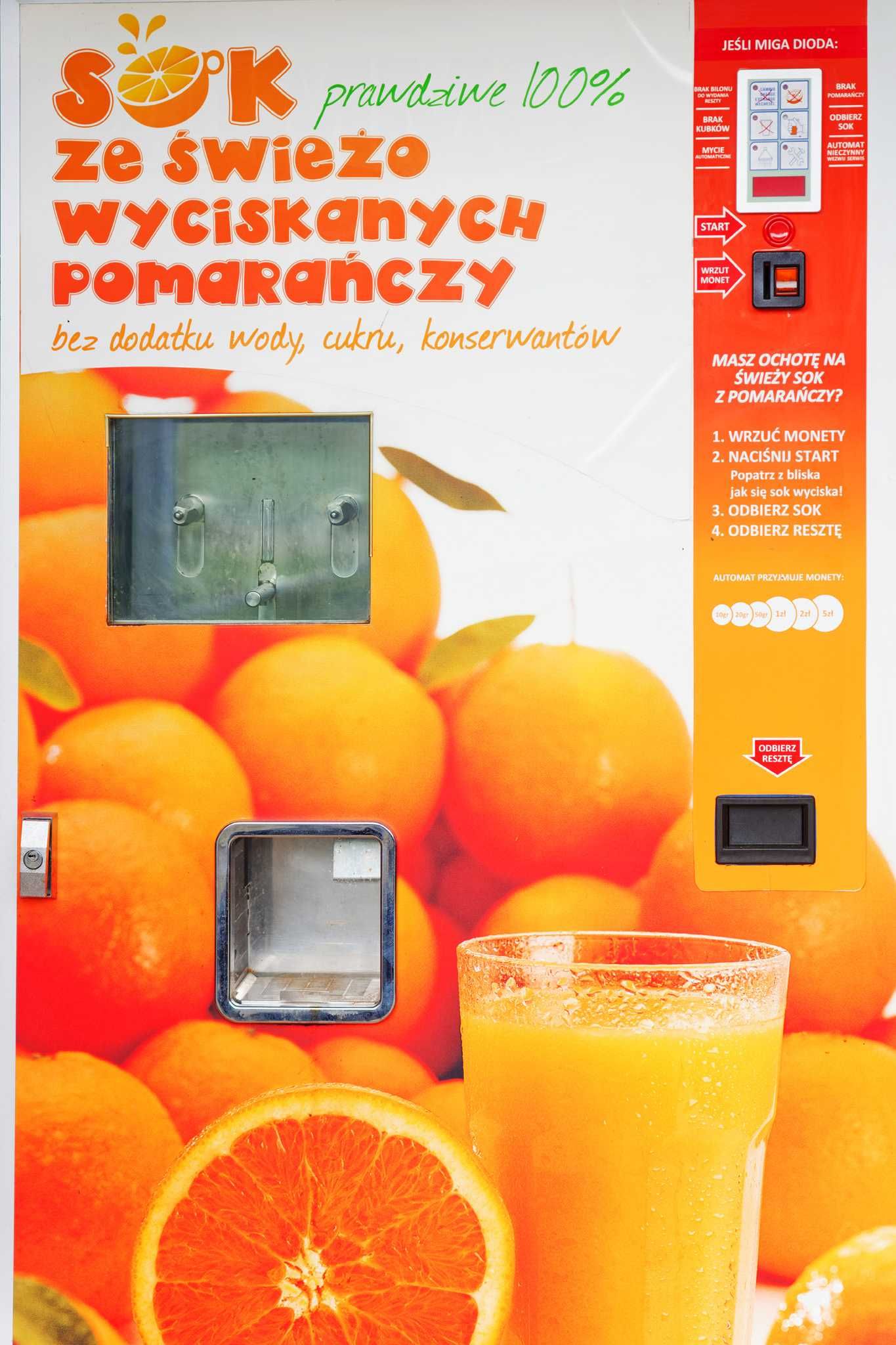 Sokomaty Vendingowe Zummo Z10 do wyciskania soków z pomarańczy