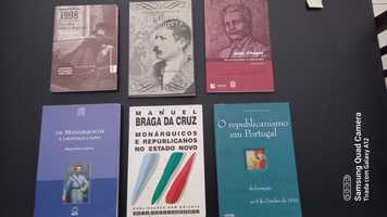 Varios livros Republicanismo e Monarquia Constitucional e Monarquicos