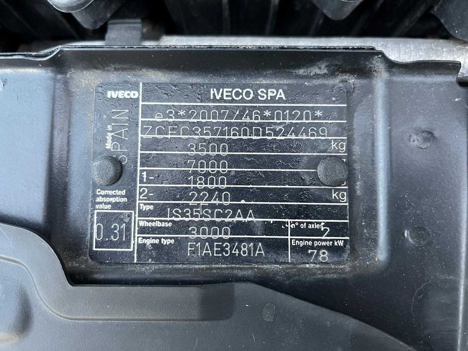 Iveco Daily 2.3HPI AVARIA MOTOR