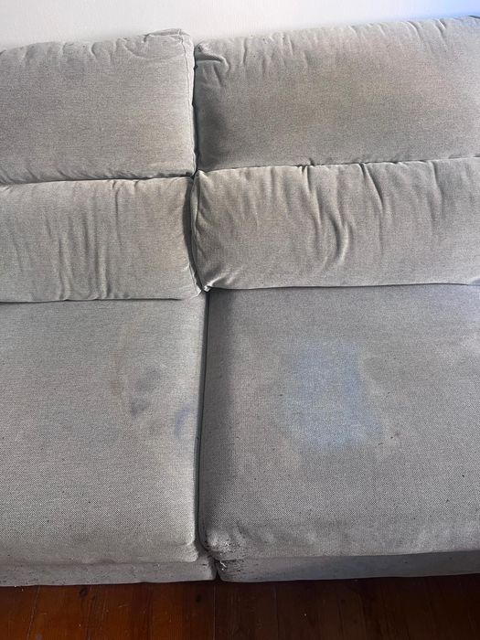 Sofá 3 lugares ESKILSTUNA c/chaise longue, usado