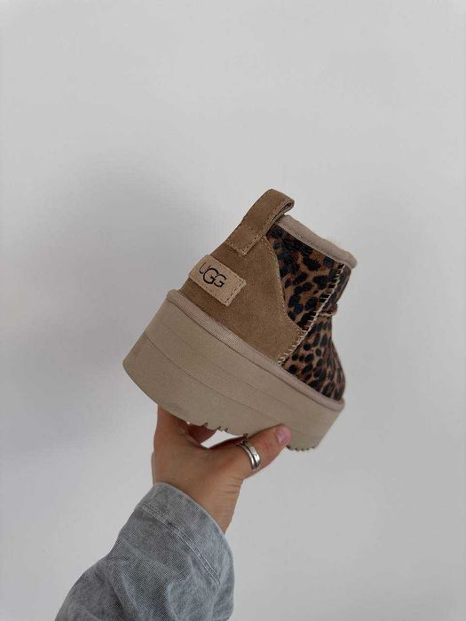 Угги Ugg Classic Ultra Mini Platform Leopard / Уггі Класік Леопард