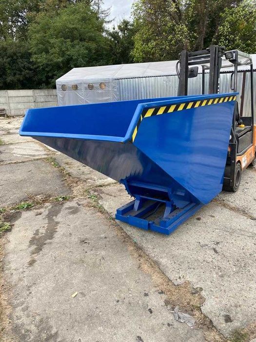 Koleba samowyładowcza TK 1100 L z łańcuchem i linką KONTENER