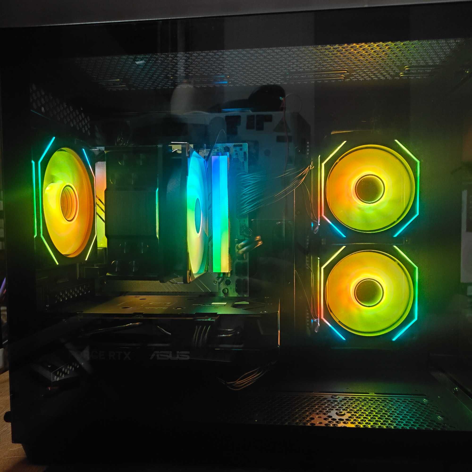 RTX5060 R5 8400F ОЗУ 32G Новий Ігровий Комп'ютер Системний блок ARGB