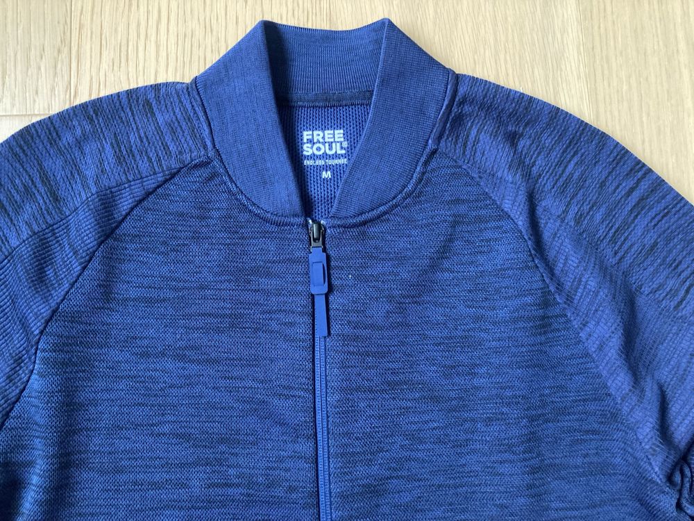 Bluza bomberka granatowa zapinana niebieska FreeSoul r. M