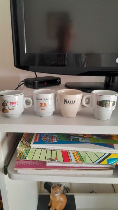 Chávenas de café para coleção