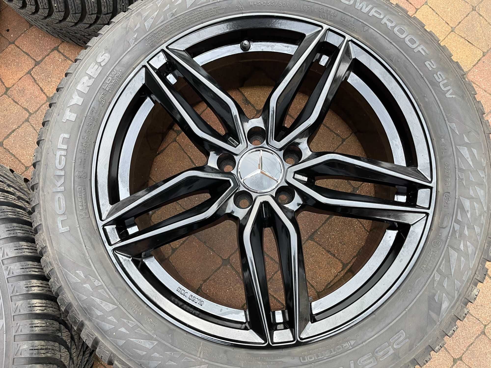 3750. Alufelgi 19" 8J ET45 5x112 Mercedes W213 Audi A6 czarny połysk