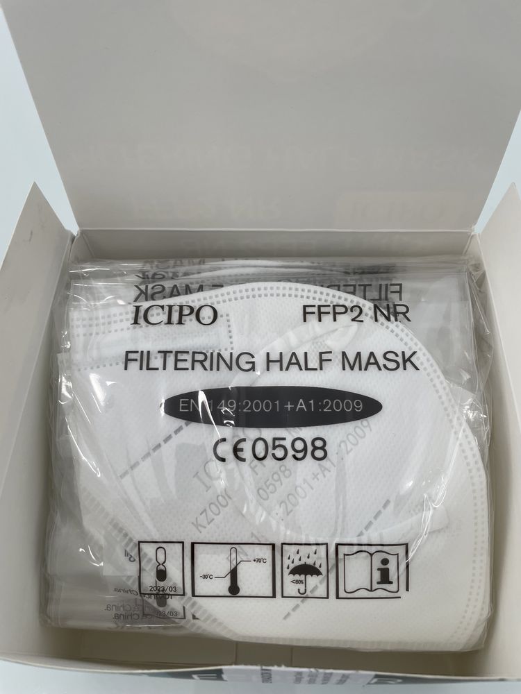 Mascara de protecao FFP2 NR 20 unidades