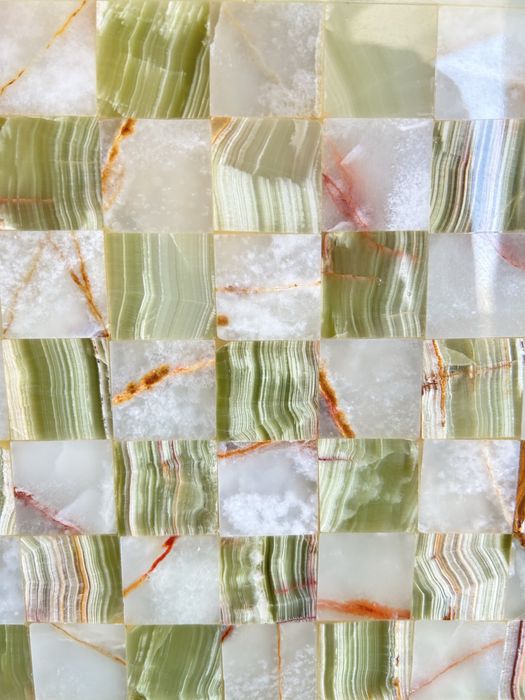 Tabuleiro de xadrez em ónix