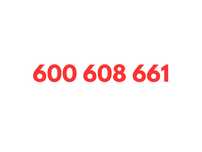 600_608_661 Starter Karta SIM UNIKATOWY Złoty Prosty Łatwy Numer