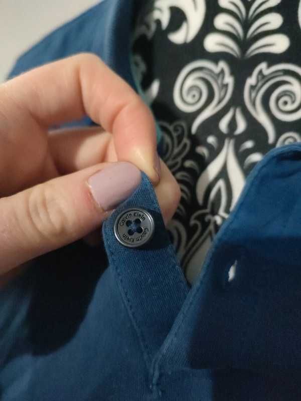 bawełniana bluzka polo Calvin Klein rozm. M