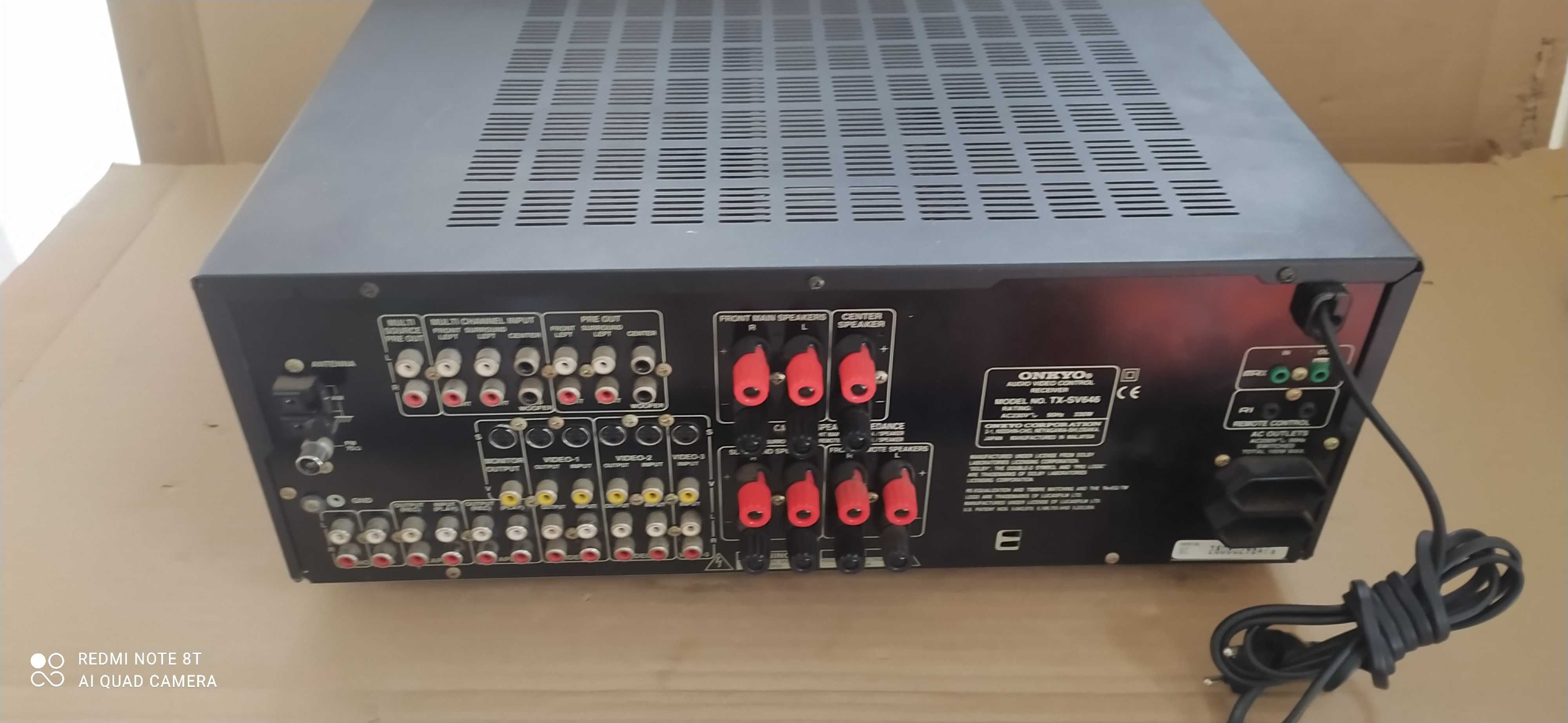 ONKYO TX-SV646 amplituner stereo, kino domowe 5.1 RDS