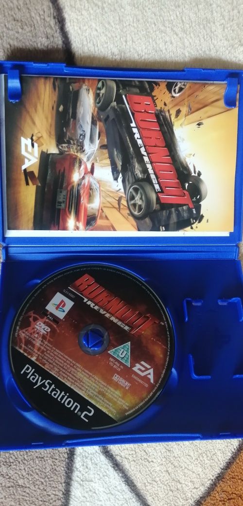 2 gry ps2 Burnout revenge, take down ps2