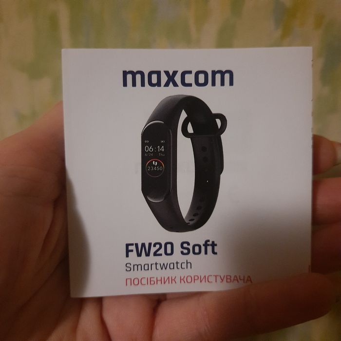 Фітнес-браслет Maxcom Fit FW20 Soft Black
