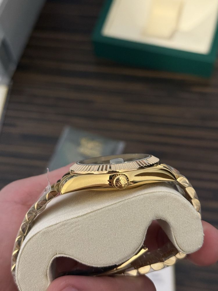 zegarek w stylu Rolex | Zielona tarcza |