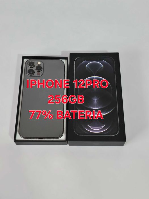 Iphone 12PRO 256GB.  77% Bateria. Excelente