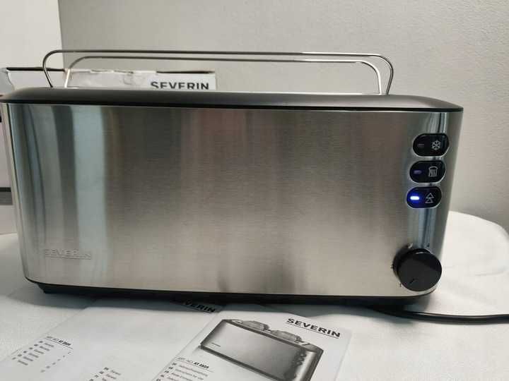 Toster Severin Toster AT 2509 stal szlachetna srebrny/szary 1400 W