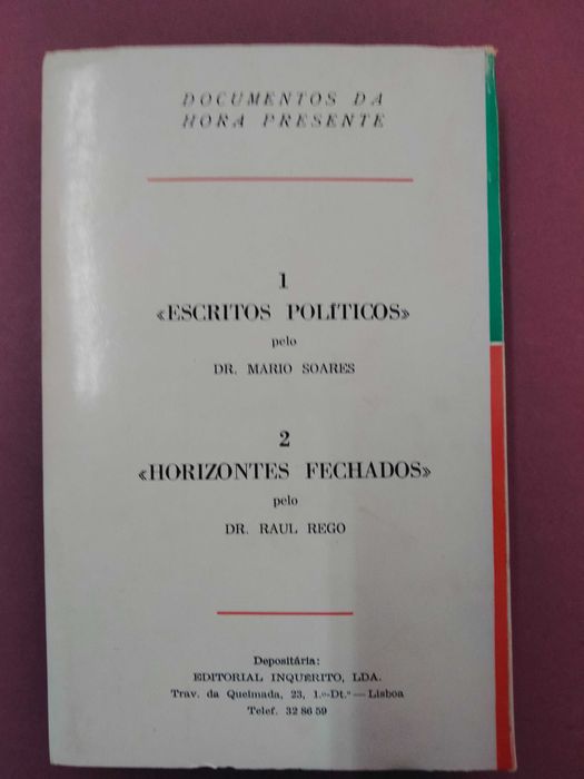 Horizontes Fechados - Páginas de Política -  Raul Rego