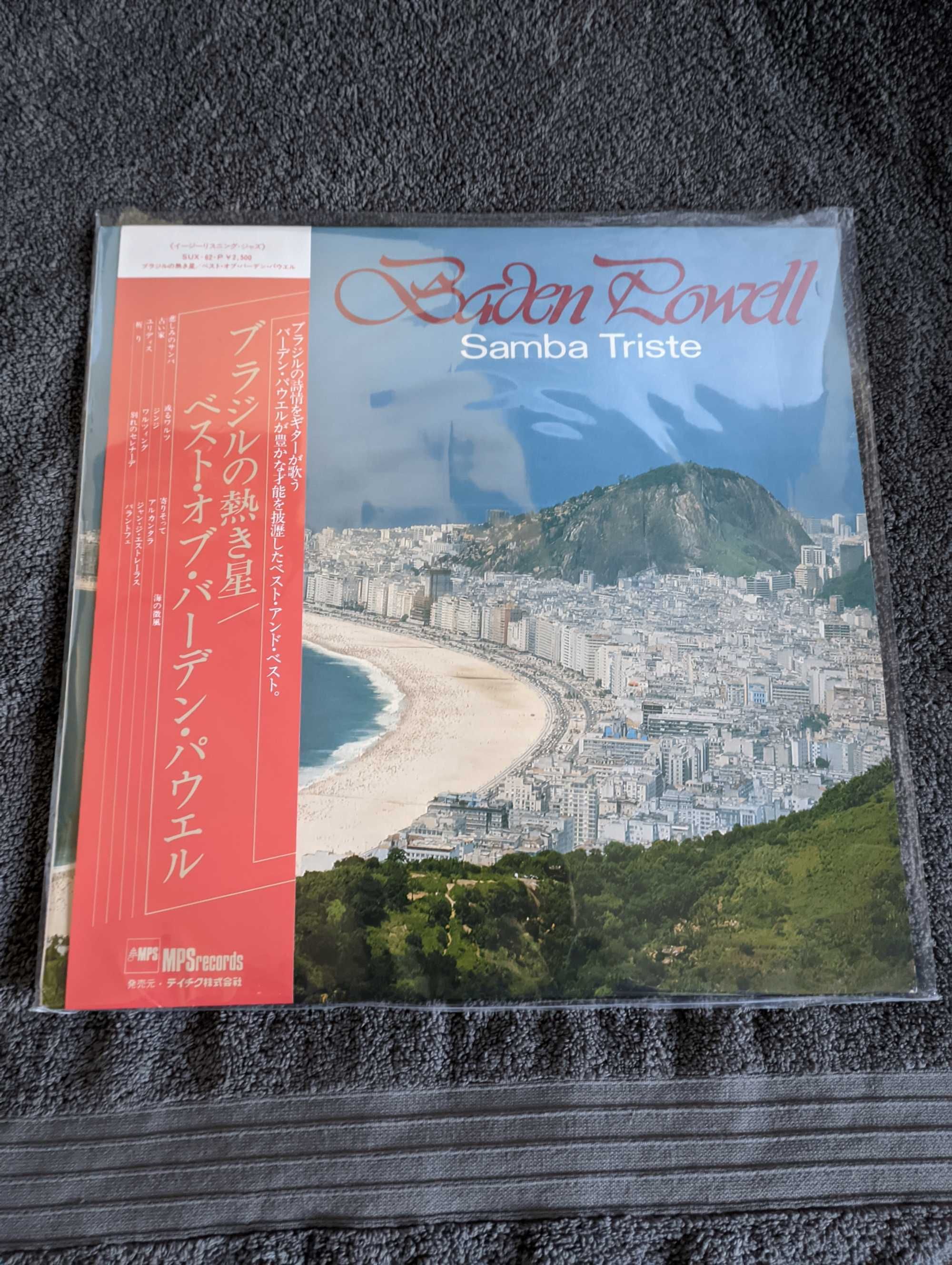 Vinil Baden Powell Samba Triste SUX-62-P Japão