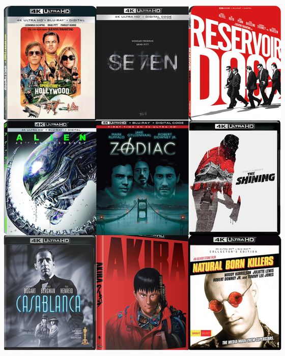 4K UHD фільми з усього світу. Нові, запаковані, ліцензійні видання.