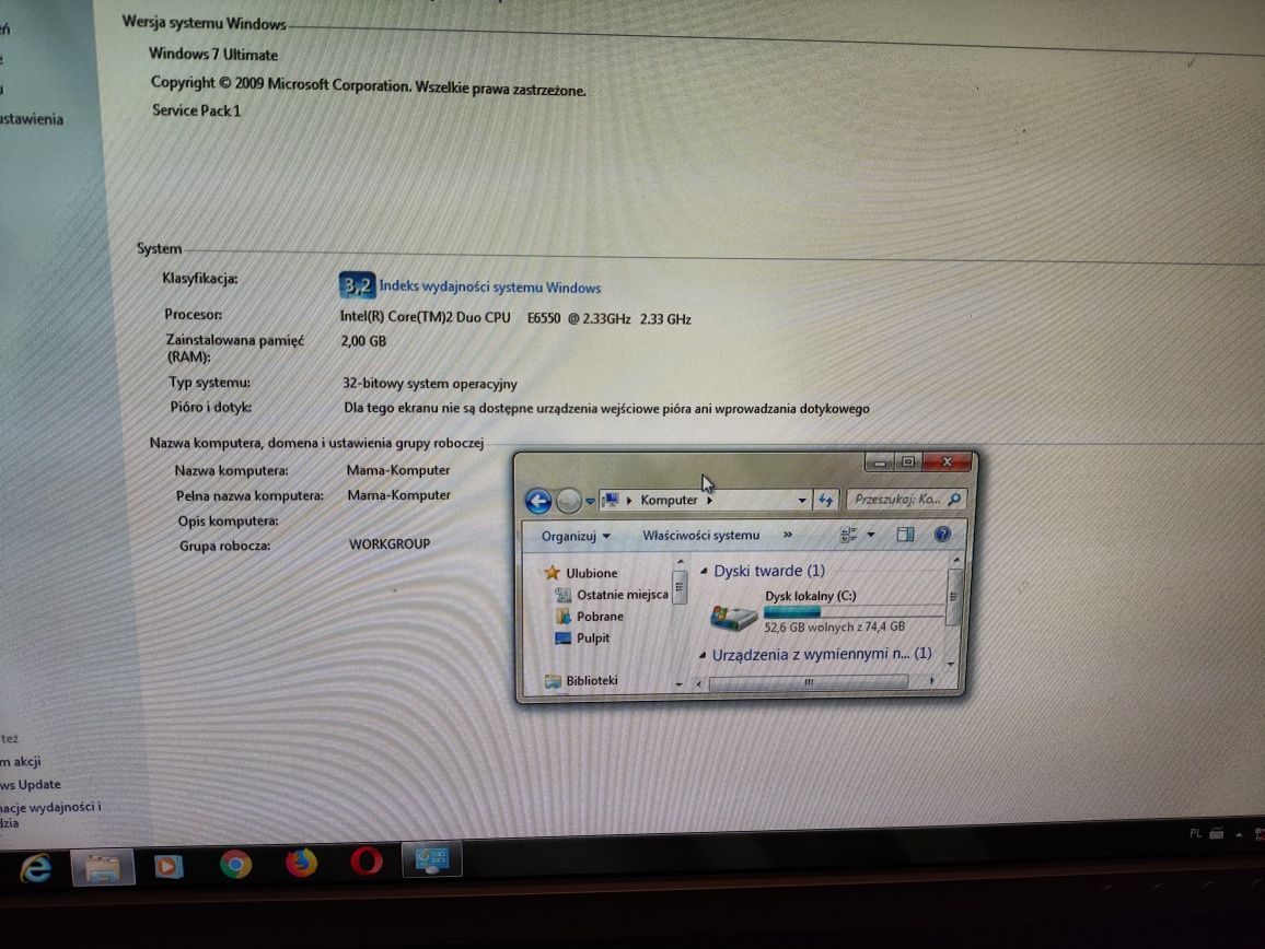 Komputer dell optiplex 755