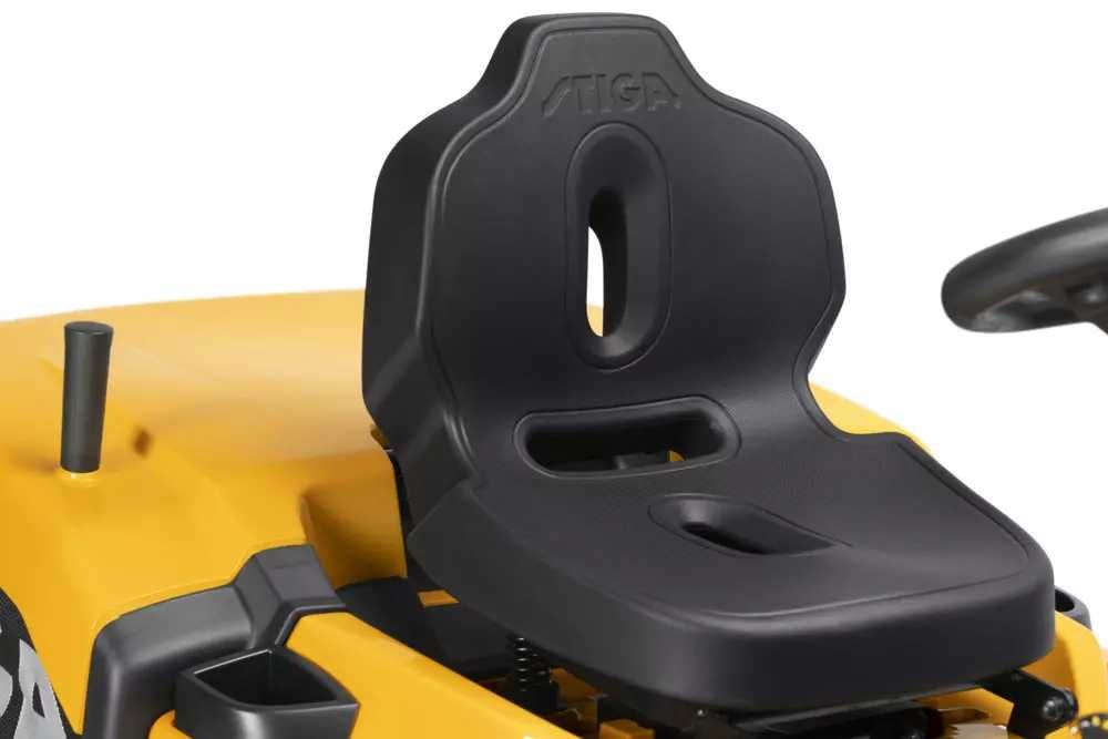 STIGA Cichy Traktor Ogrodowy Estate 384e | Akumulatorowy | 84cm | 3w1