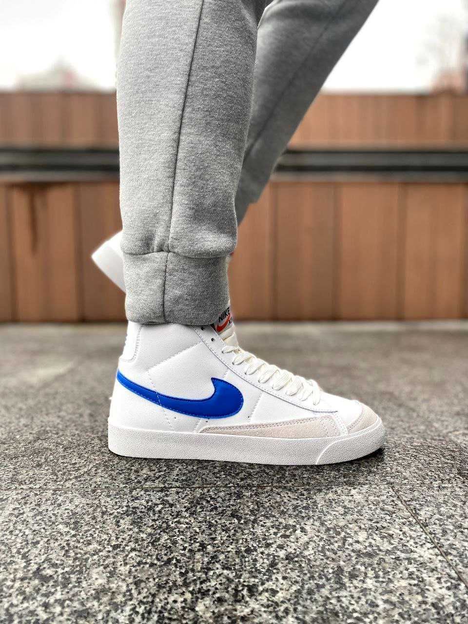 Nike Blazer Mid 77 white & blue