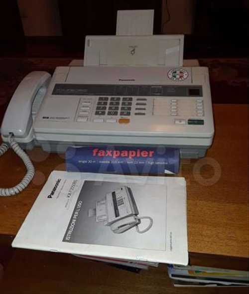 Vendo sistema Panasonic KX-F2050BS com telecopiadora, telefone e fax.