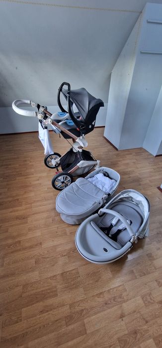 Wózek 3w1 plus akcesoria HotMom