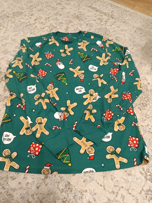 Primark,  świąteczna piżama welurowa, rozmiar XS męska.