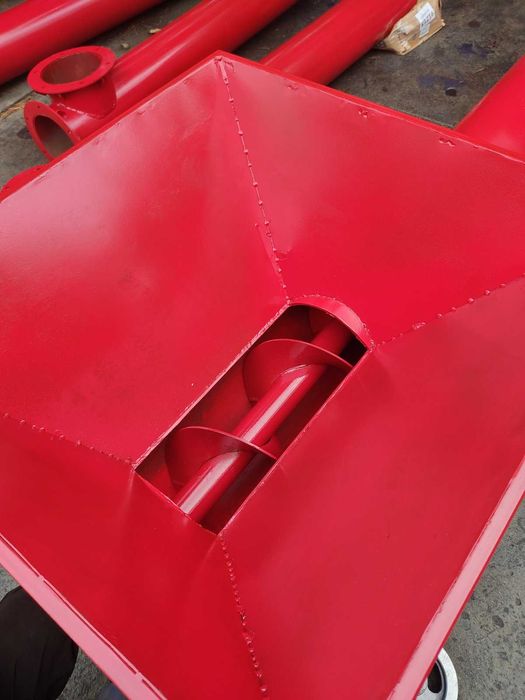 Шнек для зерносушки ф133, 2м та 4м, з двигуном, транспортер