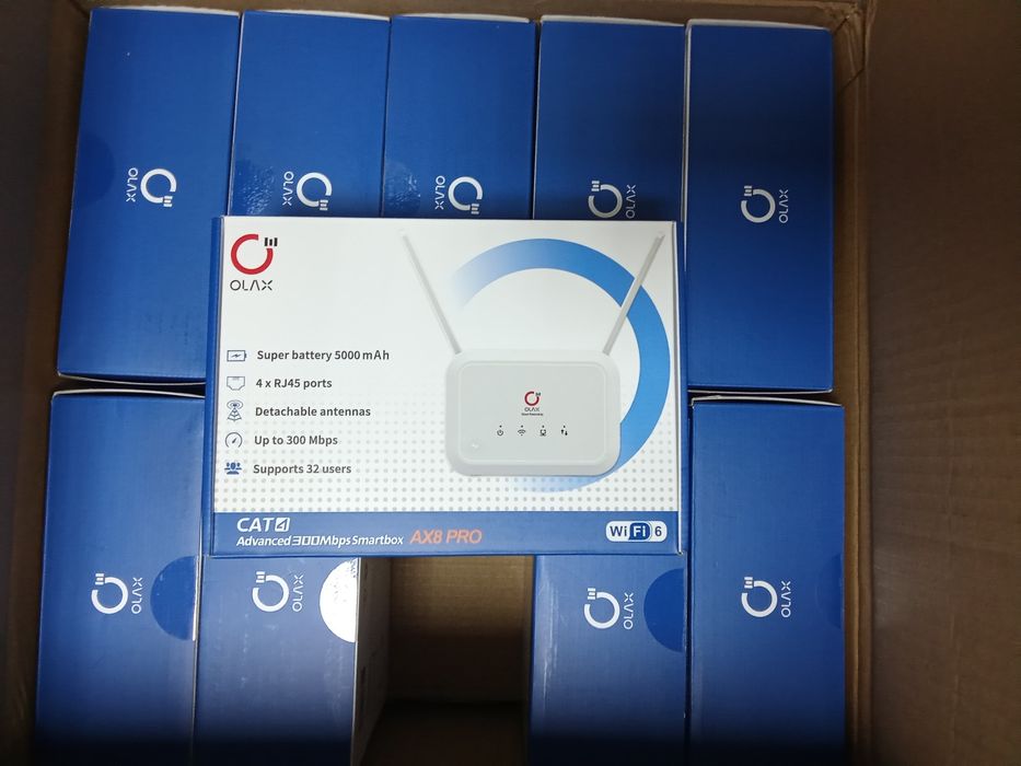 4g роутер olax ax8pro з АКБ 5000 mAh