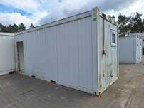 Kontener sanitarny budowlany socjalny Containex Prysznicowy 6x2.5m