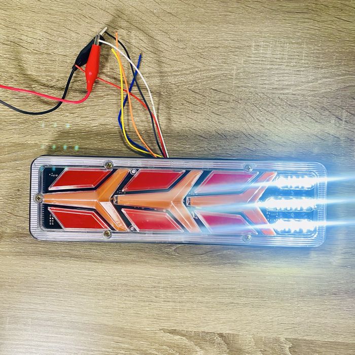 Фонарь led задний, Стопы для грузовиков, бегущий поворотник 12-24