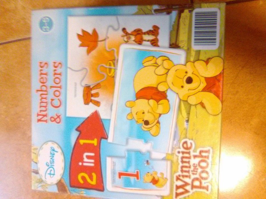 puzzle edukacyjne liczby i kolory 3-5 lat