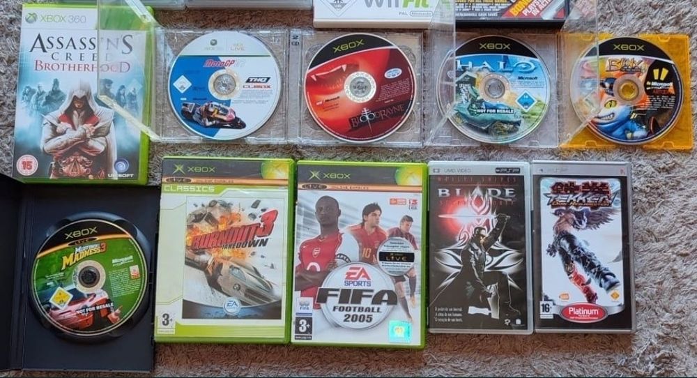 Jogos PS2, PS3, Wii, XBOX, XBOX 360 e PSP